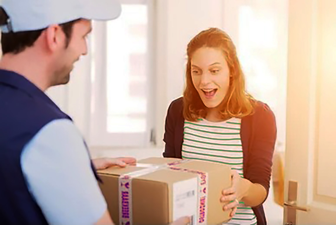 happy parcel delivery